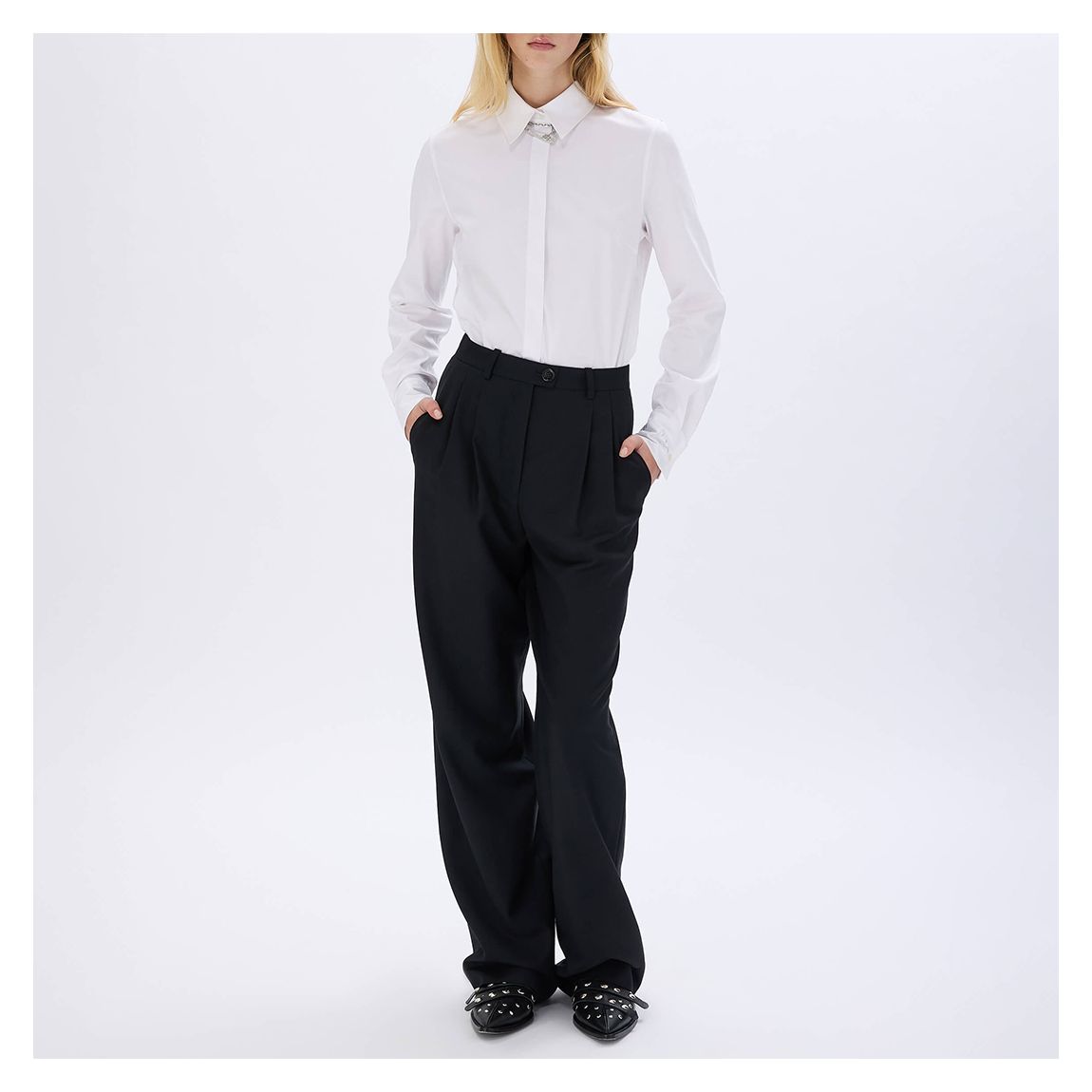 White Long Sleeve Shirt main product photo