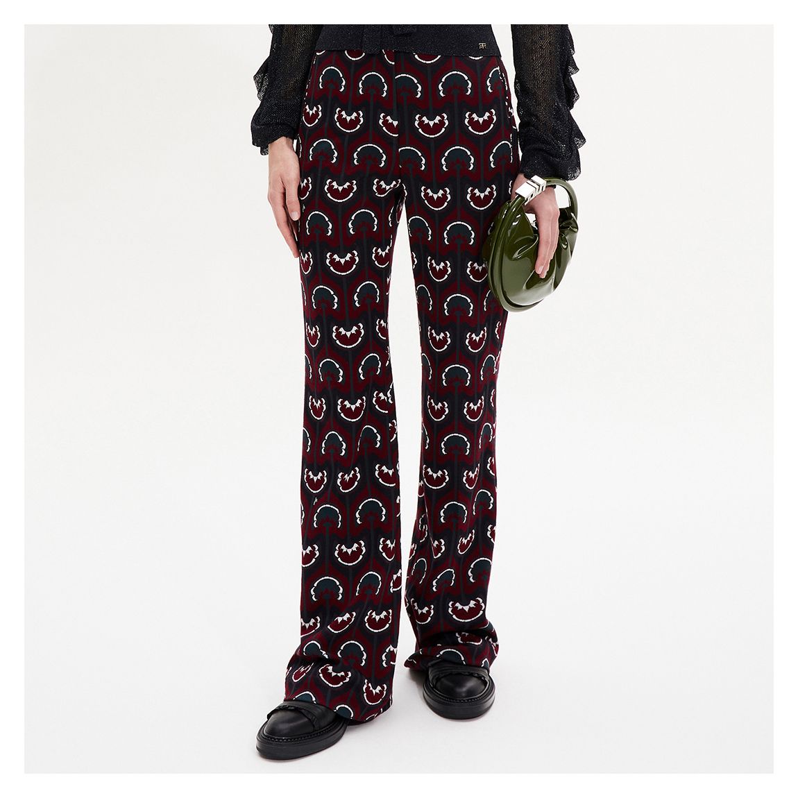 Red Patterned Bottoms main product photo