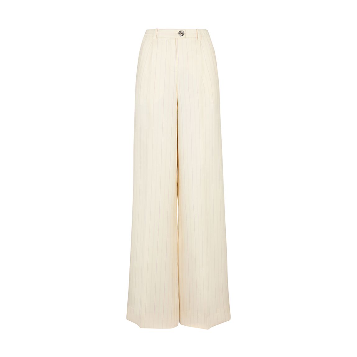 Cream Striped Wide Leg Bottoms main product photo