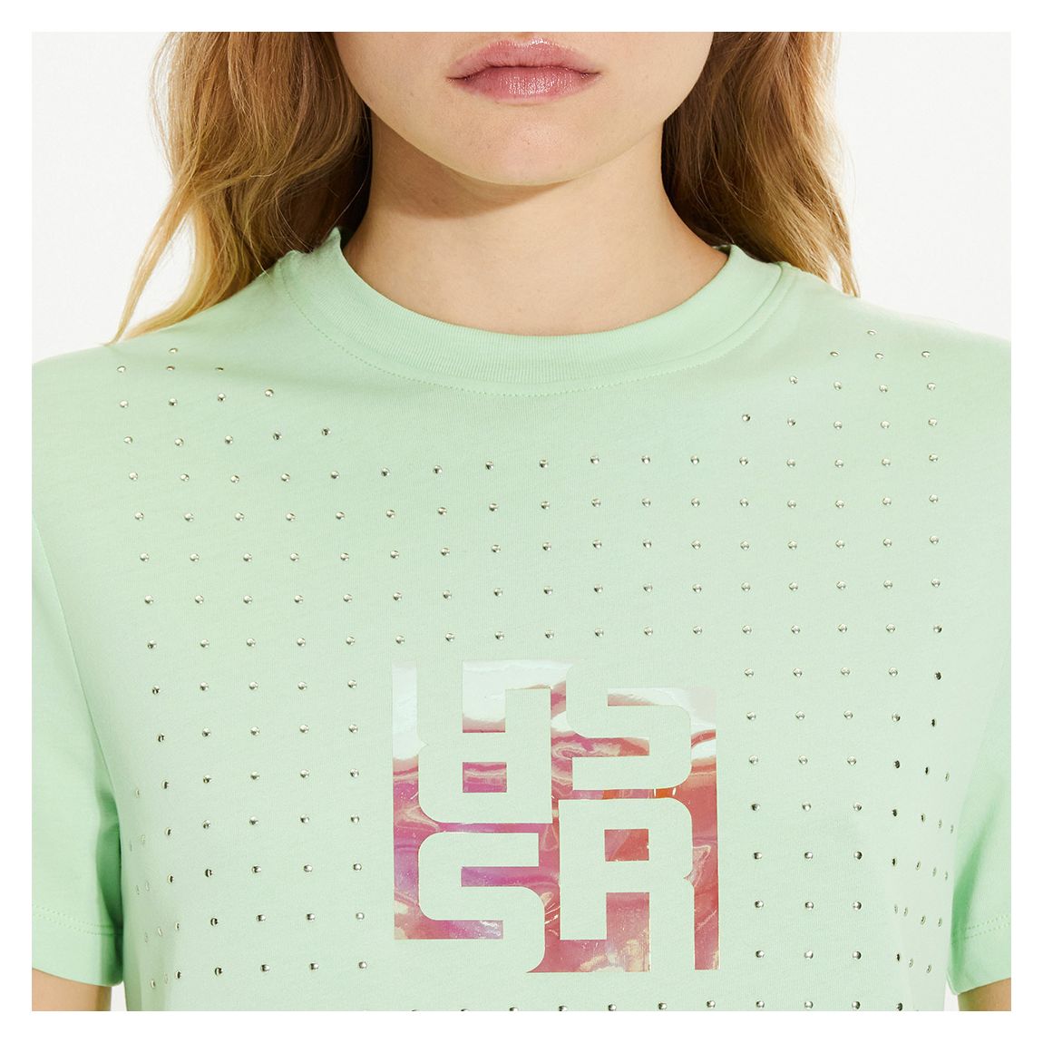 Green Embelished T-Shirt main product photo