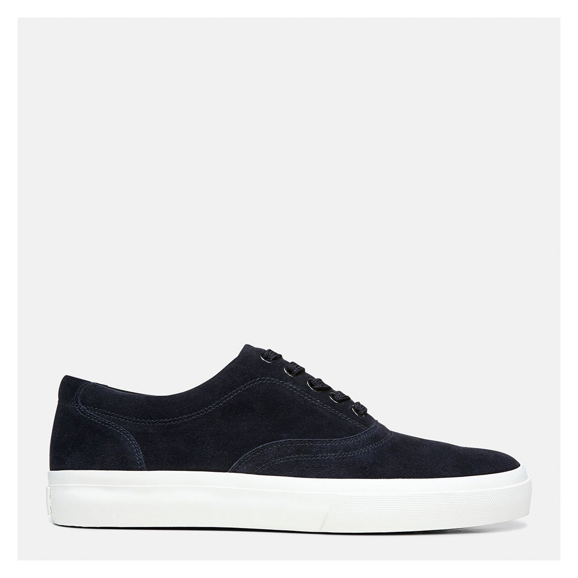 Men's Navy Fullington Suede Trainers main product photo