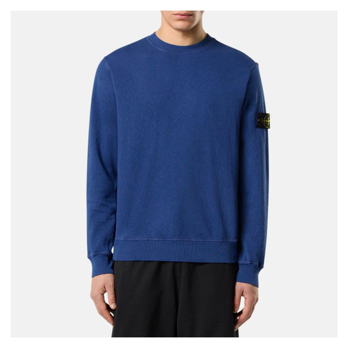 Marine Blue Organic Crewneck Jumper main product photo