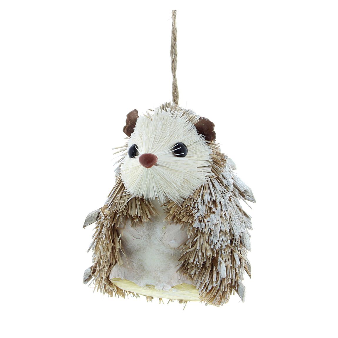 Set 4 Bristle Hedgehog Tree Decoration, 11cm main product photo