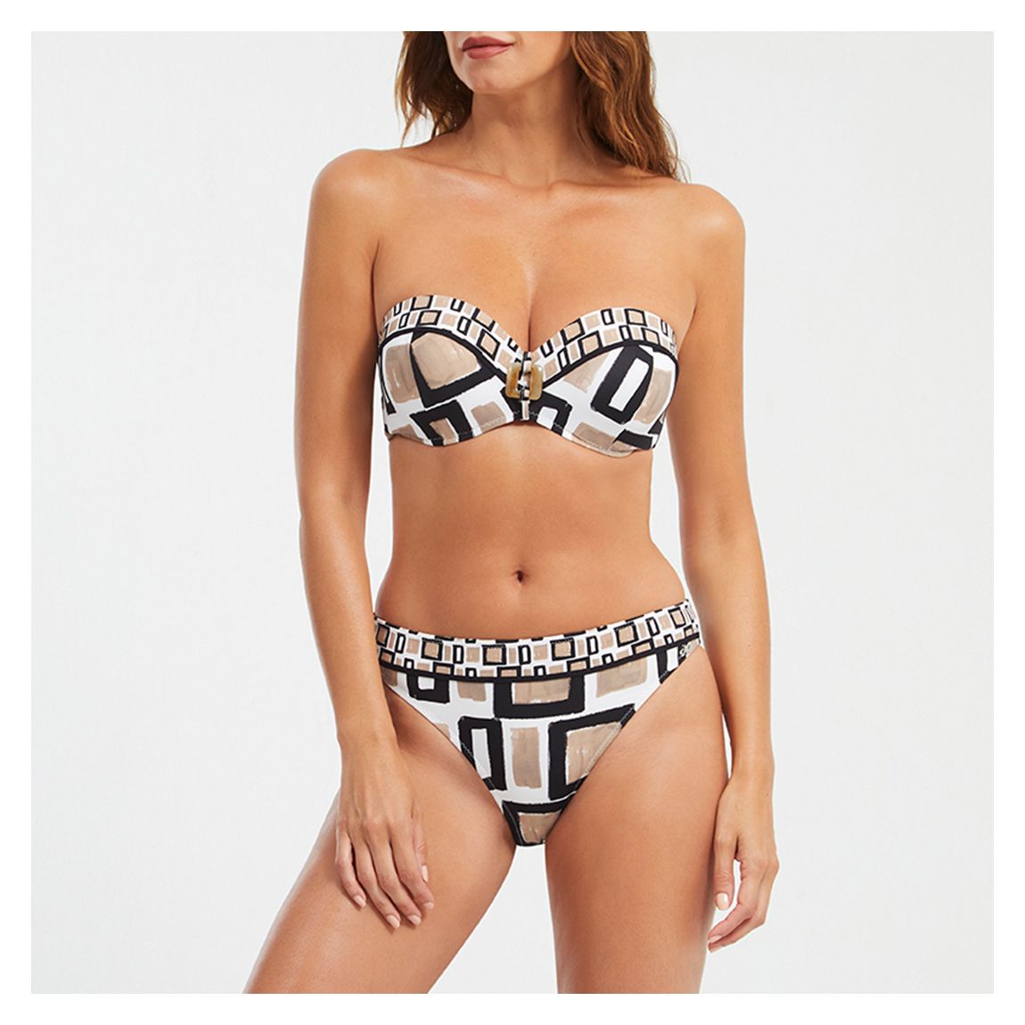 Geo Bandeau Bikini Top main product photo