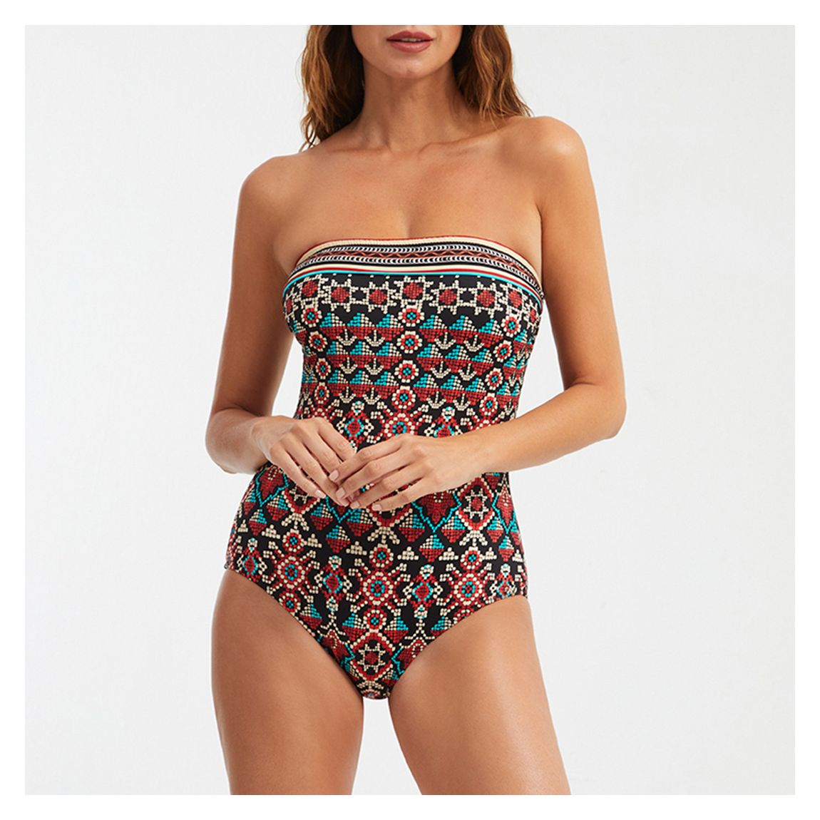 Cabana Strapless Swimsuit main product photo