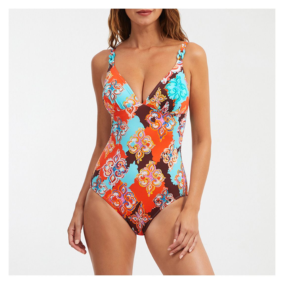 Sheila Plunge Swimsuit main product photo