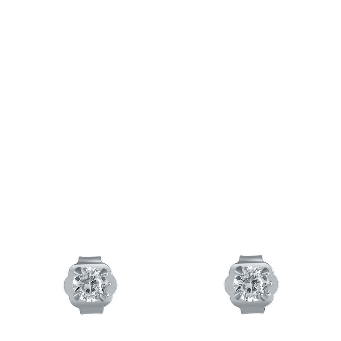 Silver Single Swarovski Stud Earrings main product photo