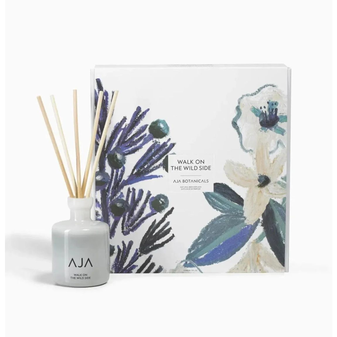 AJA BOTANICALS Walk On The Wild Side White Diffuser - Luxurious Aromatherapy main product photo