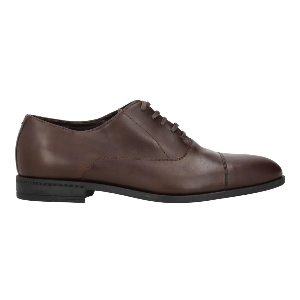 Harrys Of London Charles R Dark Brown Polished Leather Derby Shoes main product photo