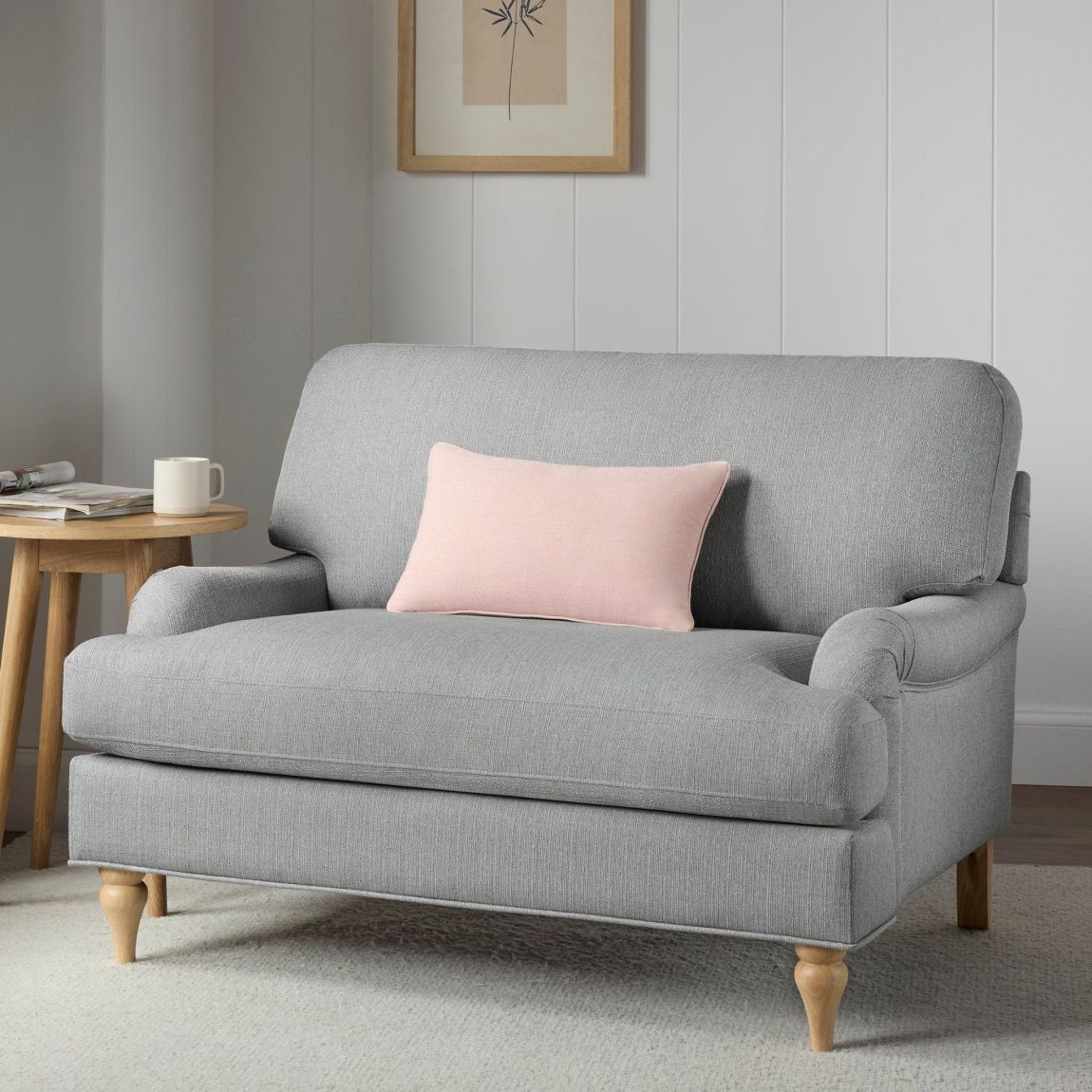 Hampshire Loveseat - Mid Grey main product photo