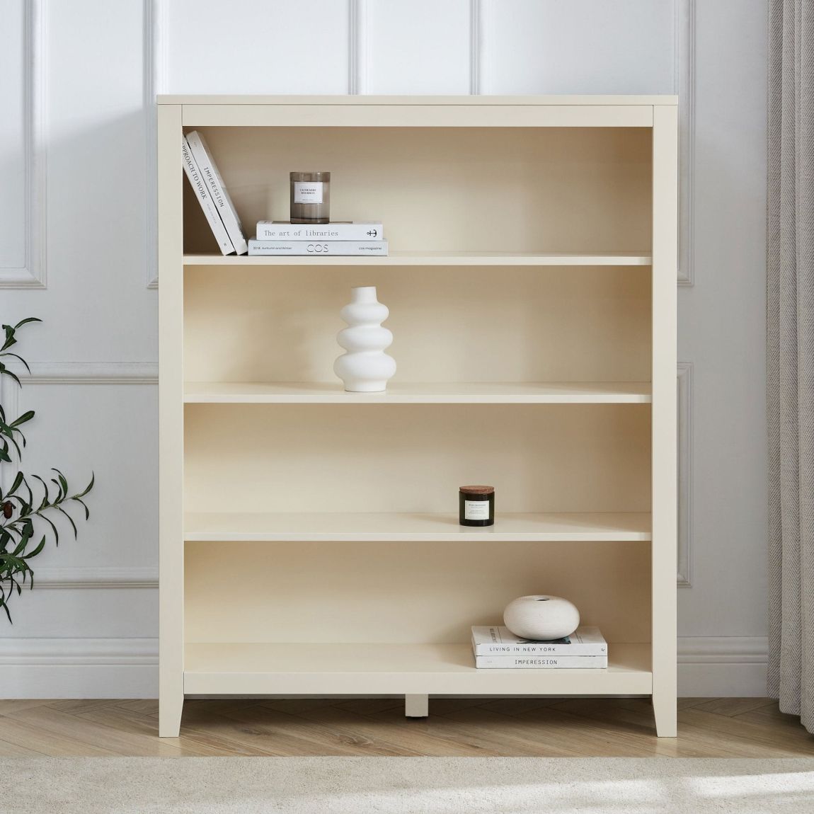 Poppy Small Bookshelf - Cream main product photo
