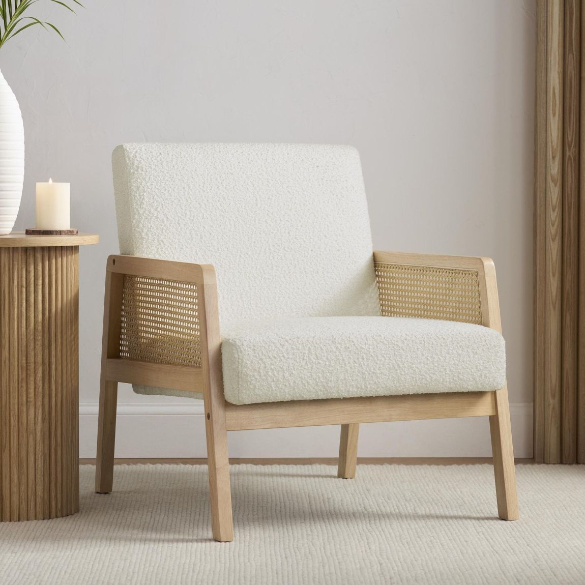 Orla Accent Chair - Boucle Ivory main product photo