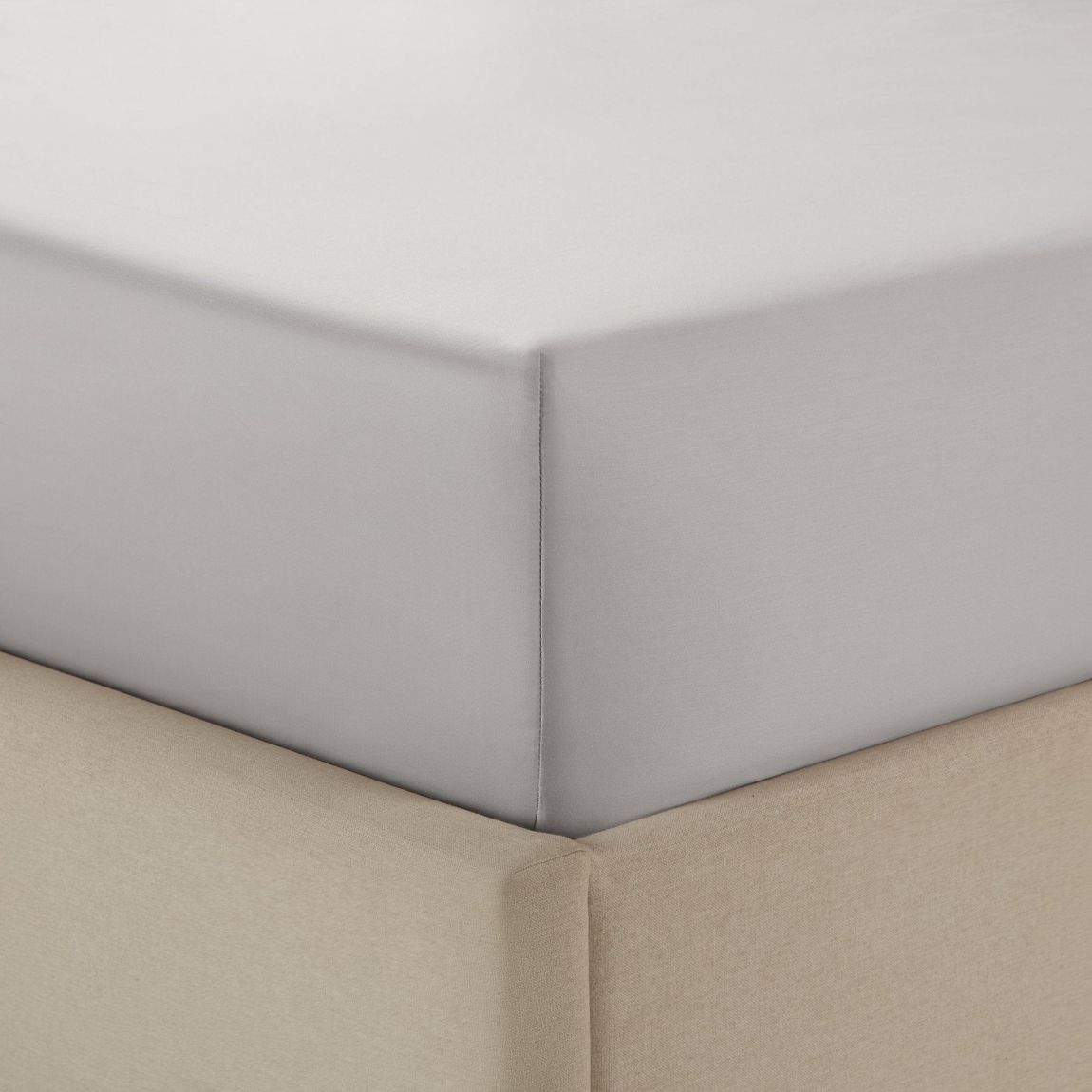 Regent 400TC Deep Fitted Sheet - Grey - King main product photo
