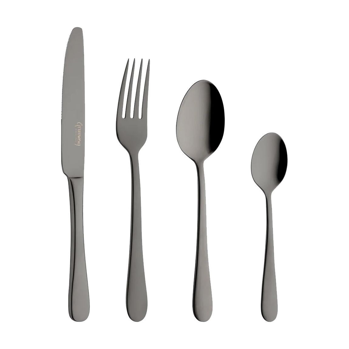 16 Piece Windsor Black Finish Cutlery Set main product photo