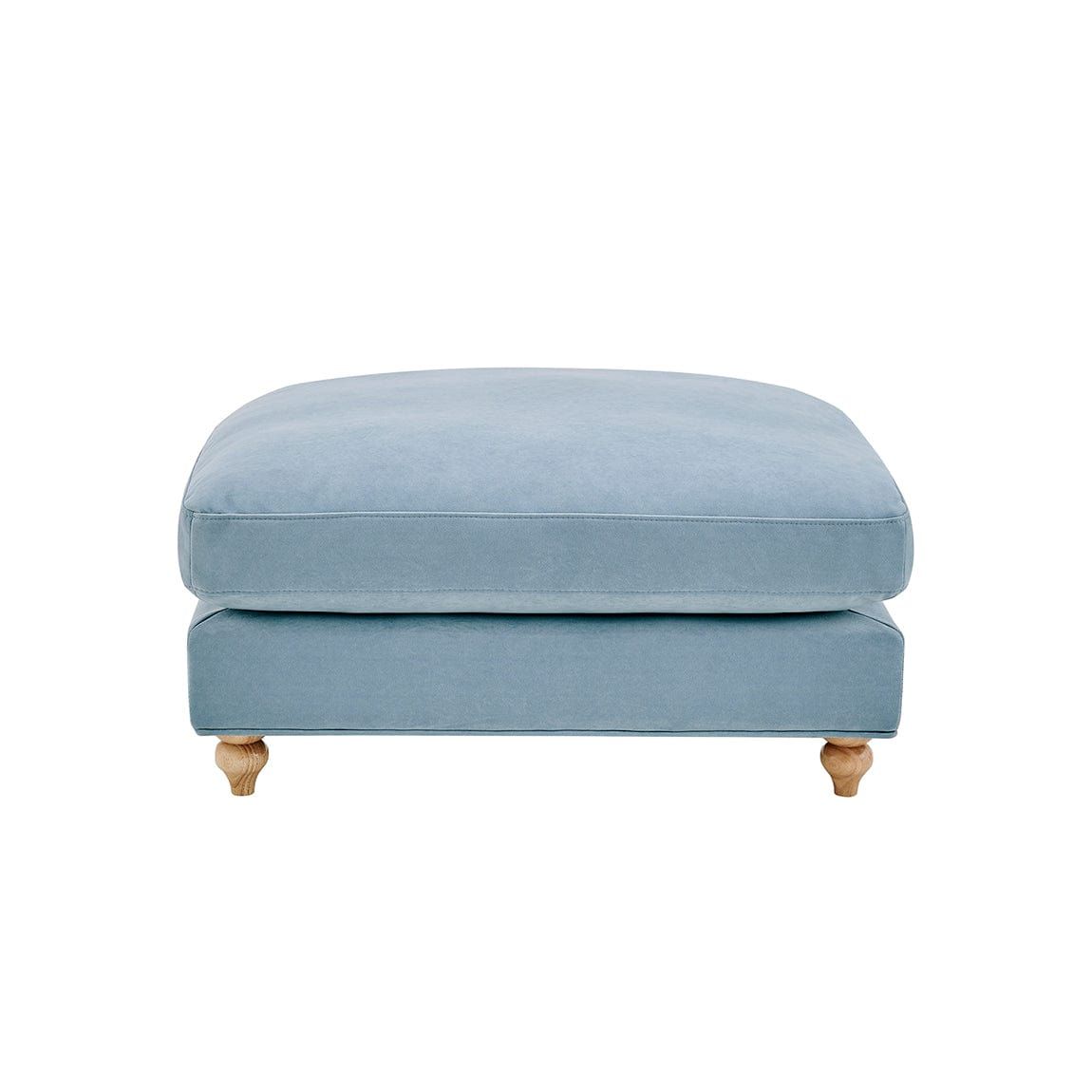 Hampshire Pouffe - Blue main product photo