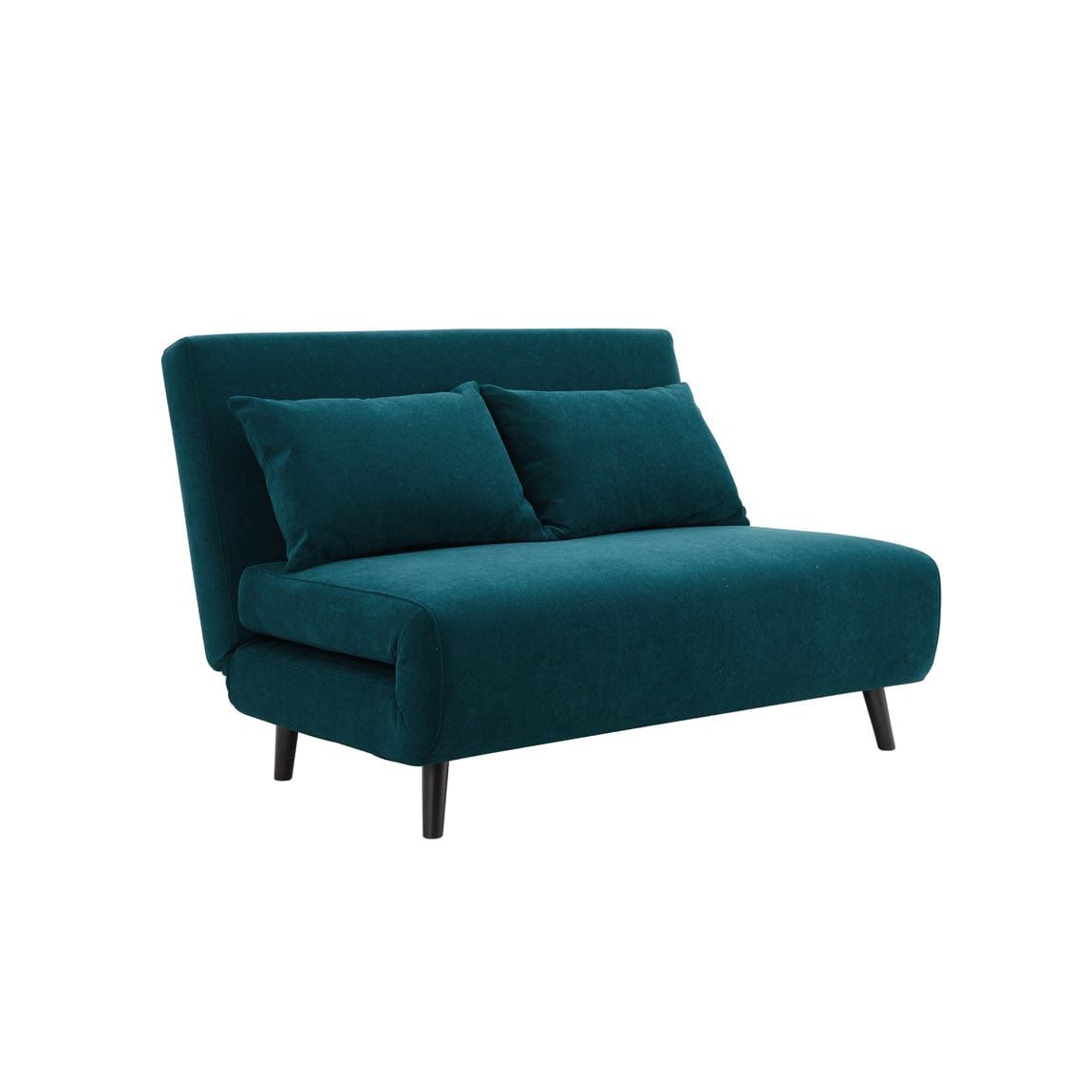 Seattle Double Click Clack Sofa Bed - Teal Blue main product photo