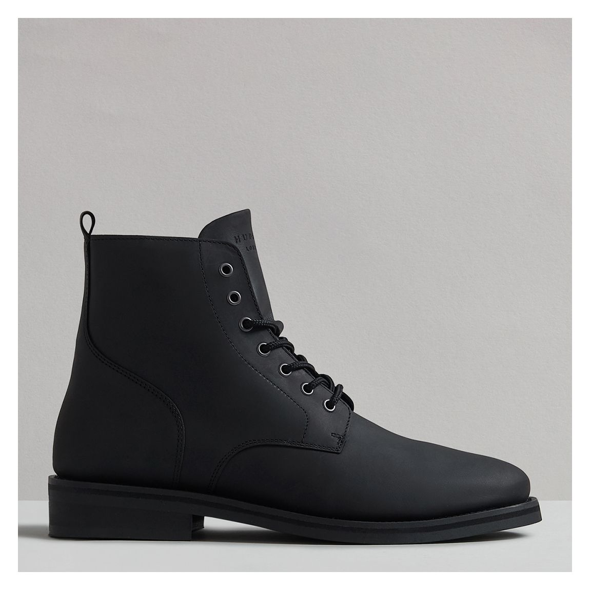 Men's Black Aspen Leather Boots main product photo