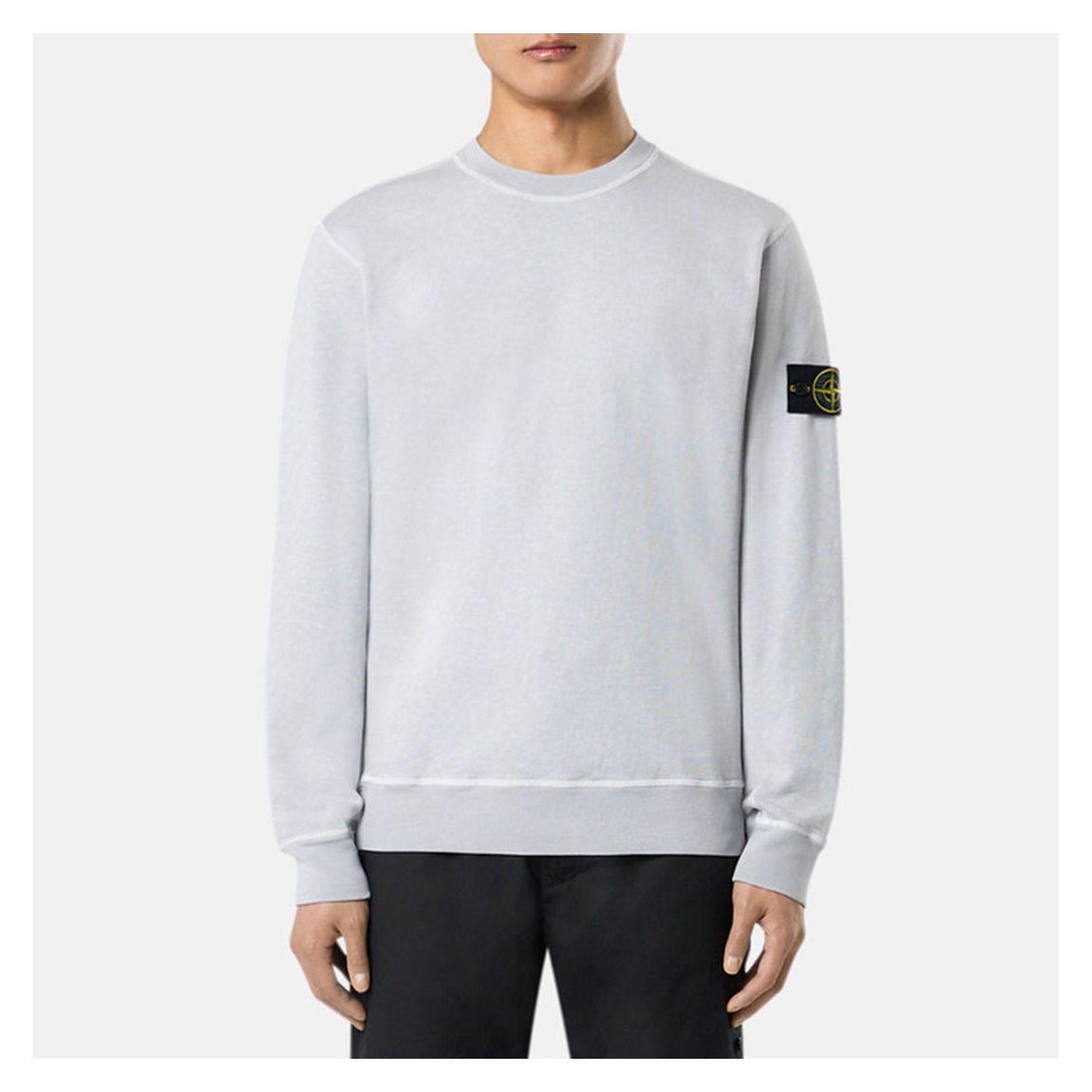 Grey Malfie Cotton Fleece Sweatshirt main product photo