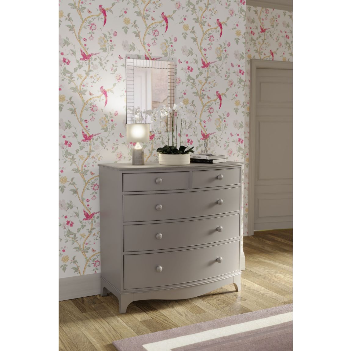 Broughton Pale French Grey 2+3 Drawer Chest main product photo