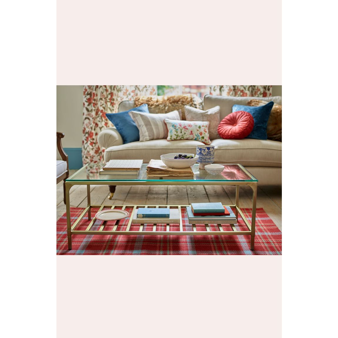 Brynmill Antique Brass Coffee Table main product photo