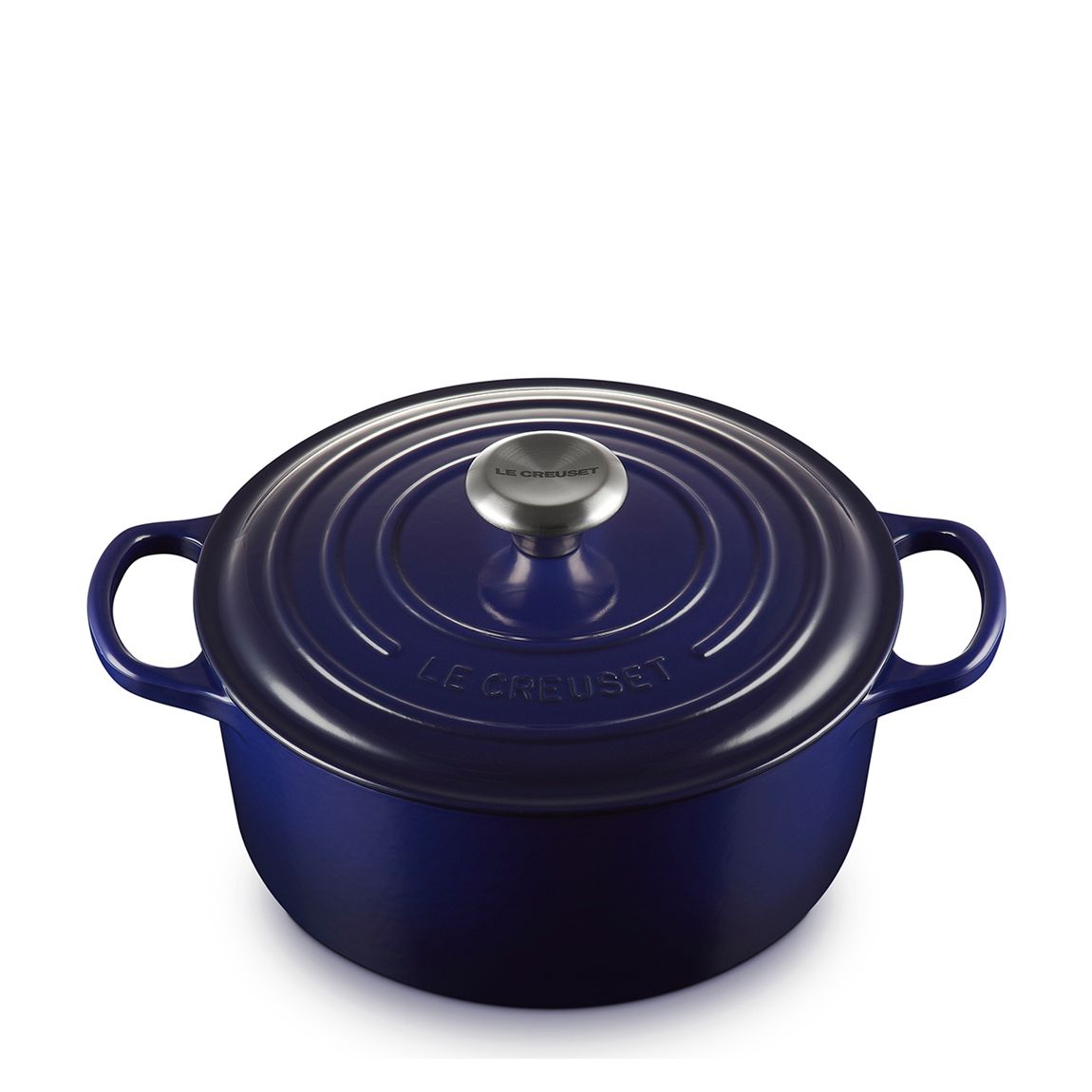 Signature Indigo Round Casserole, 24cm main product photo