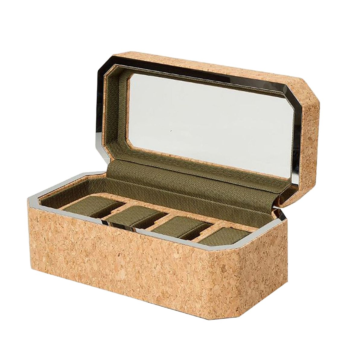 Cortica 4 PC Watch Box - Cork main product photo