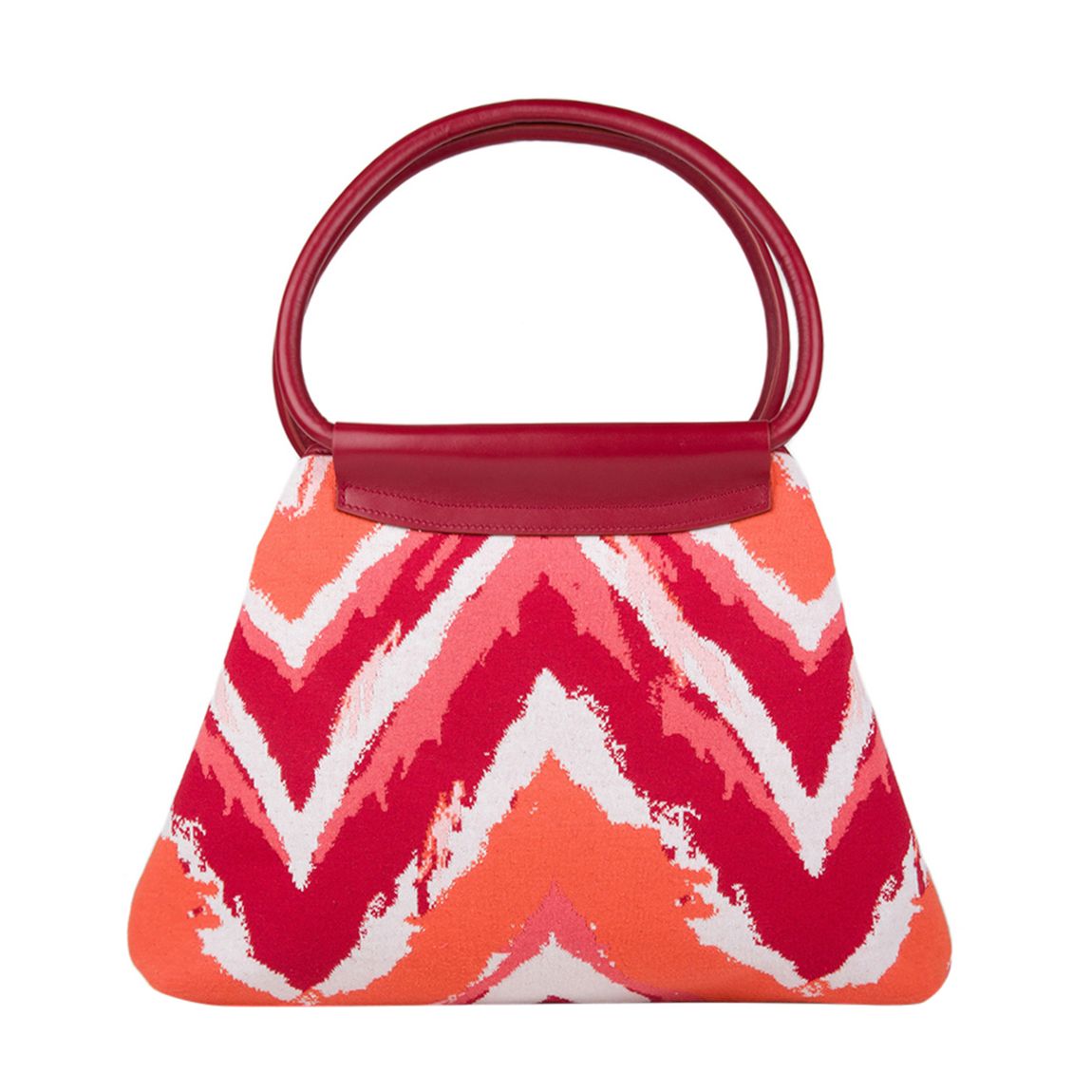 Pink Zig Zag Shopper Bag main product photo