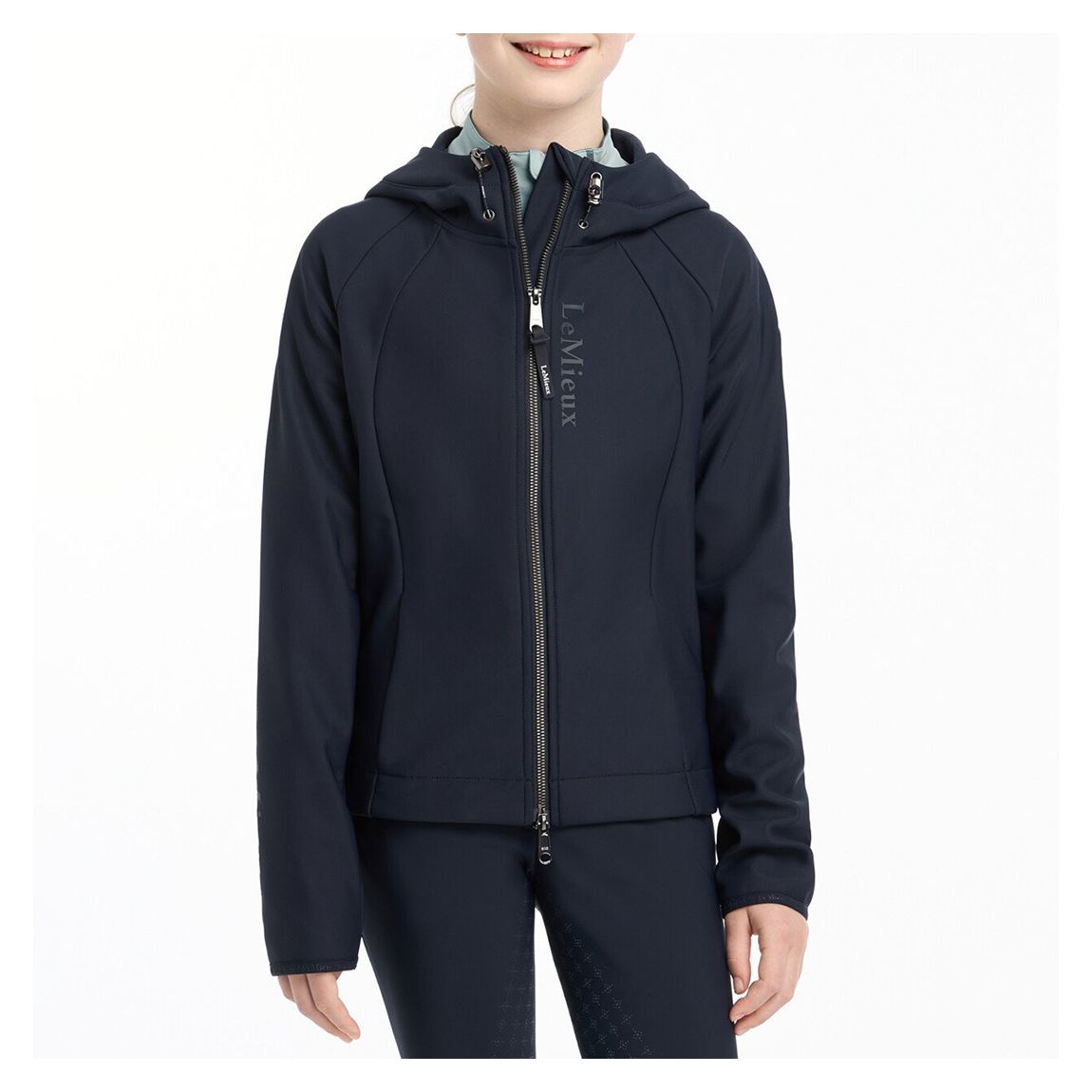Young Rider Lottie Soft Shell Jacket Navy 07-08 years main product photo