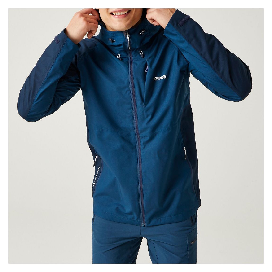 Teal/Navy Britedale Waterproof Jacket main product photo