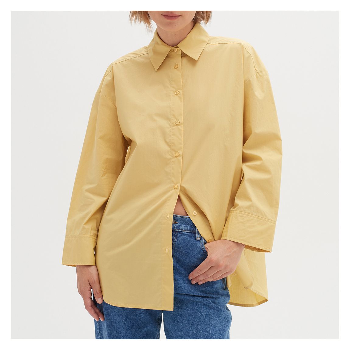 Butter Yellow Nitura Shirt main product photo