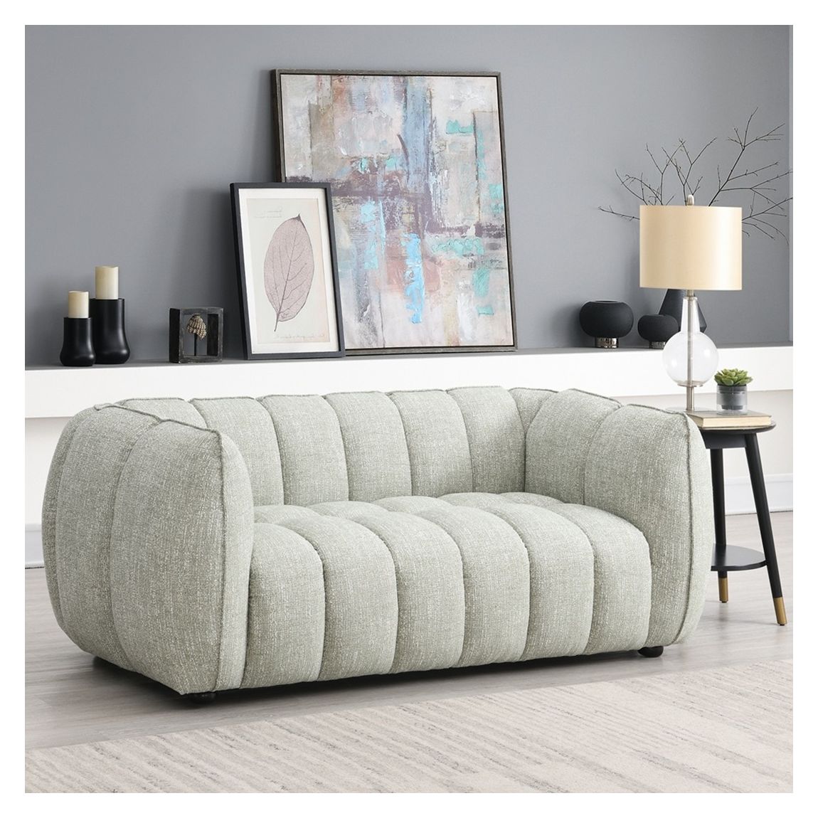Georgia 2 Seater Pale Green main product photo
