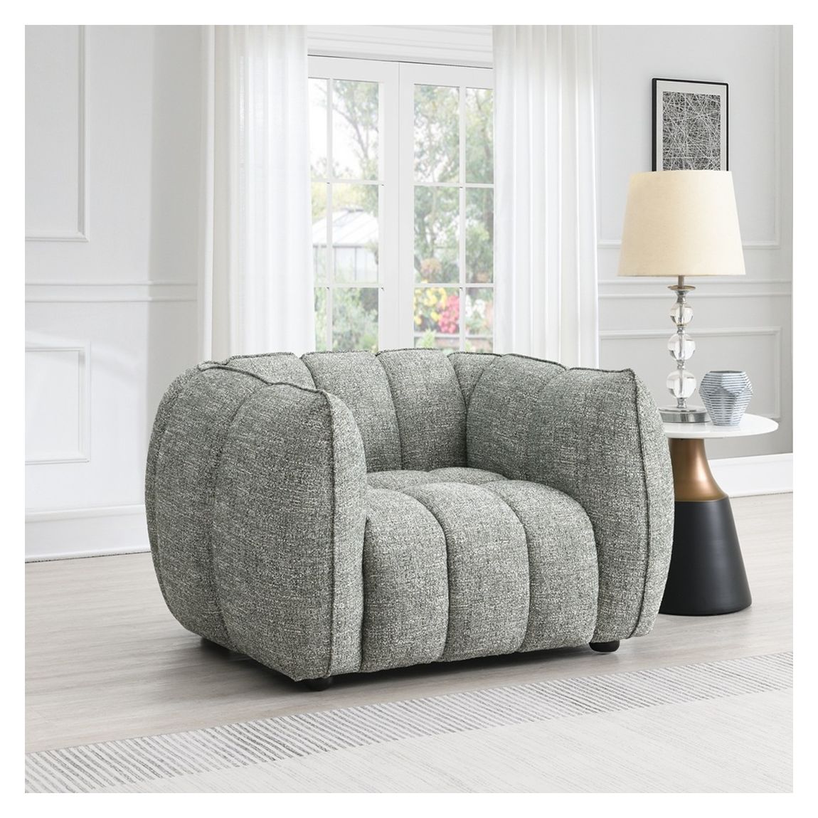 Georgia Chair Winter Moss main product photo