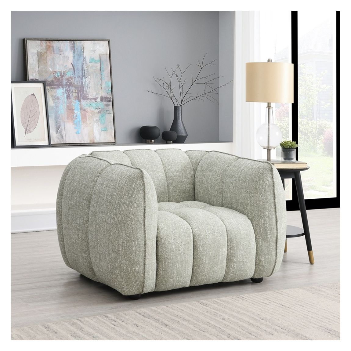 Georgia Chair Pale Green main product photo