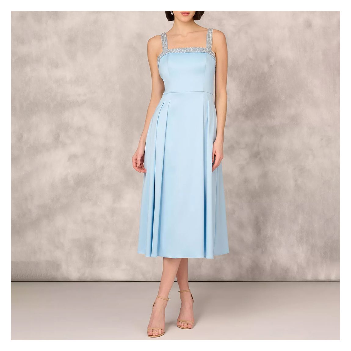 Baby Blue Satin Dress main product photo