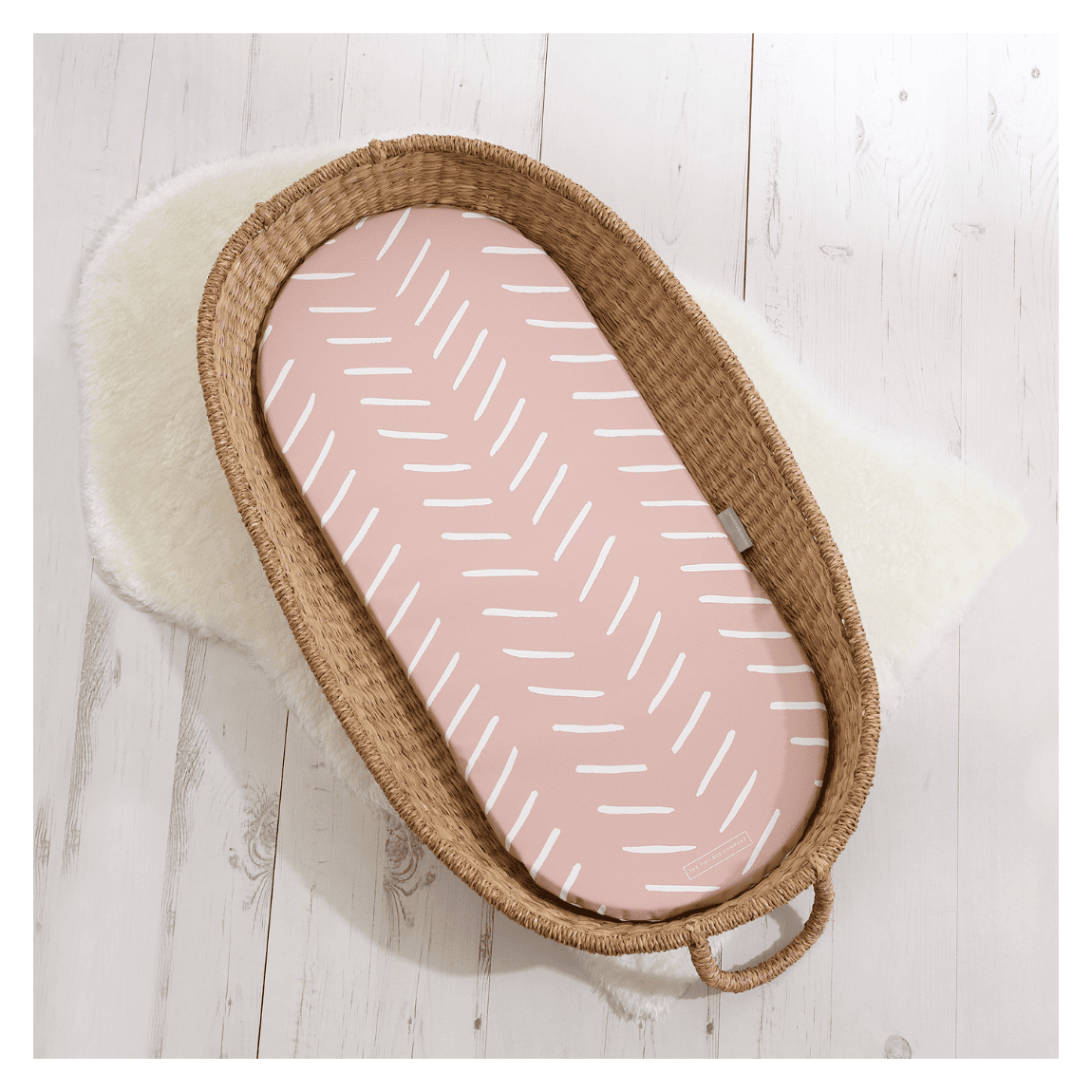 Basket Changing Mat - Castaway Dusty Pink main product photo