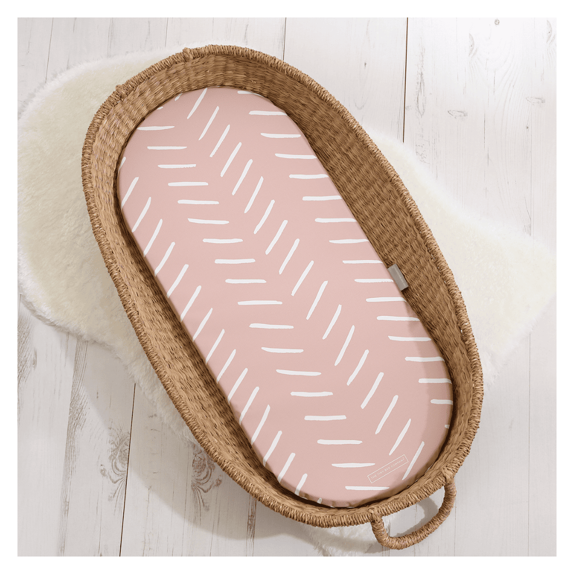 Basket Changing Mat - Castaway (Dusty Pink) main product photo