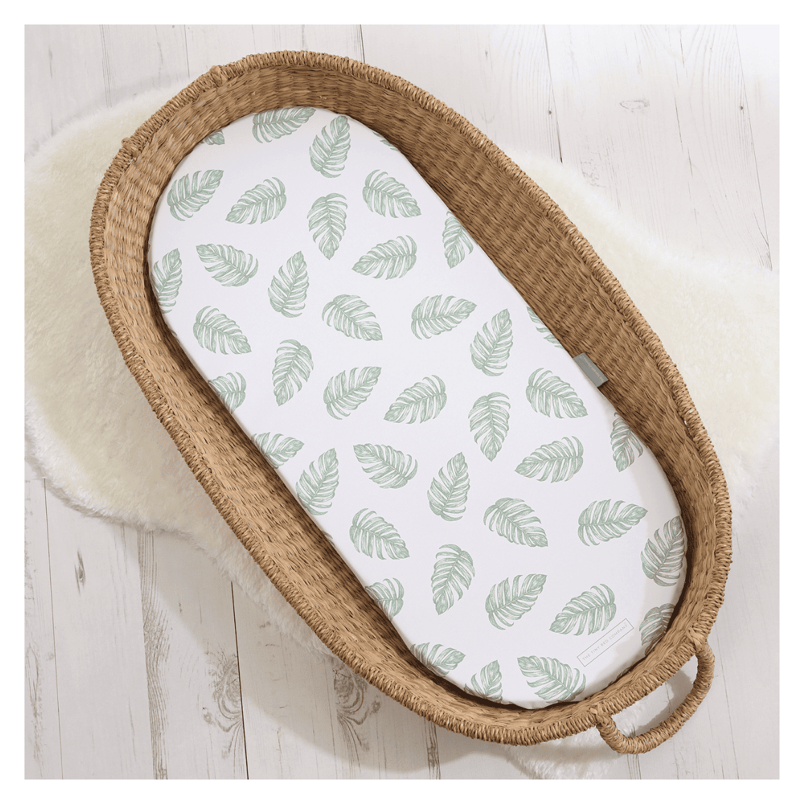 Basket Changing Mat - Palm Bay (Lush Green) main product photo