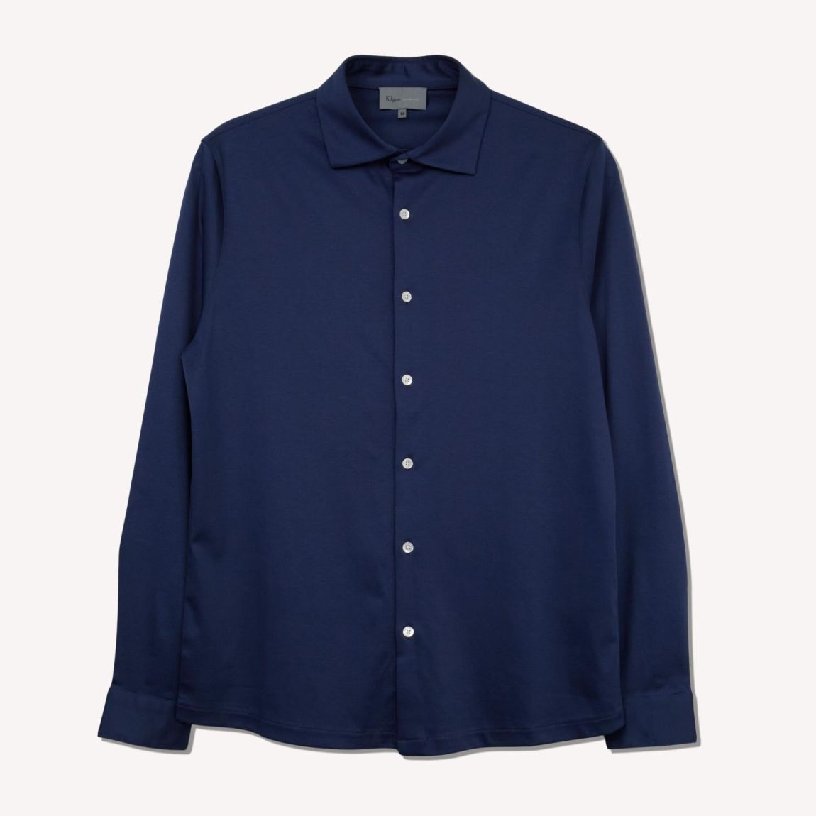 Kilgour Classic Fit Jersey Shirt in Air Force Blue - Stylish and Comfortable main product photo
