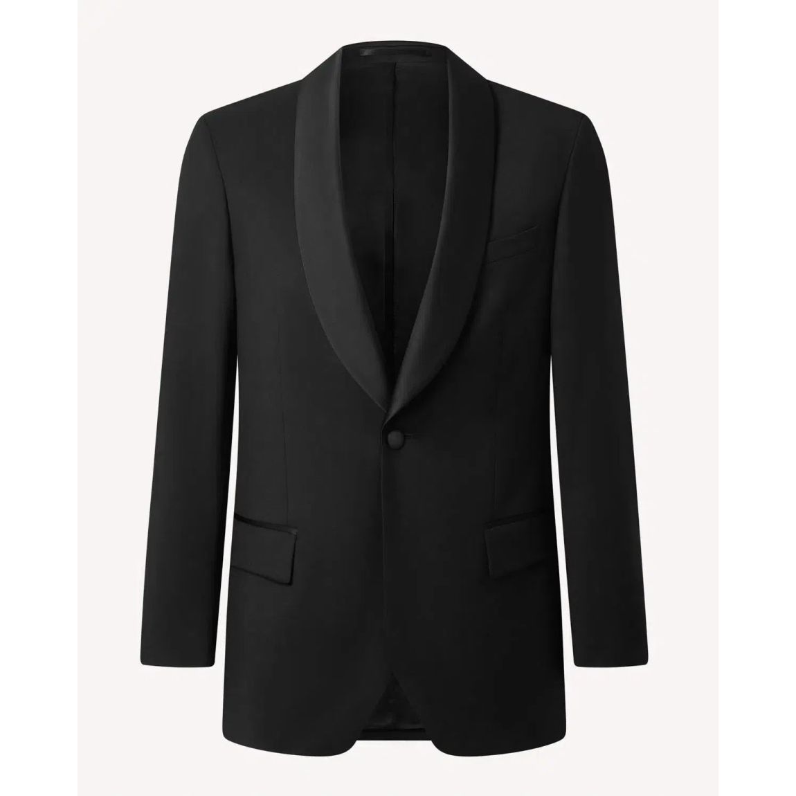 Kilgour Black Shawl Lapel Dinner Suit for Men main product photo