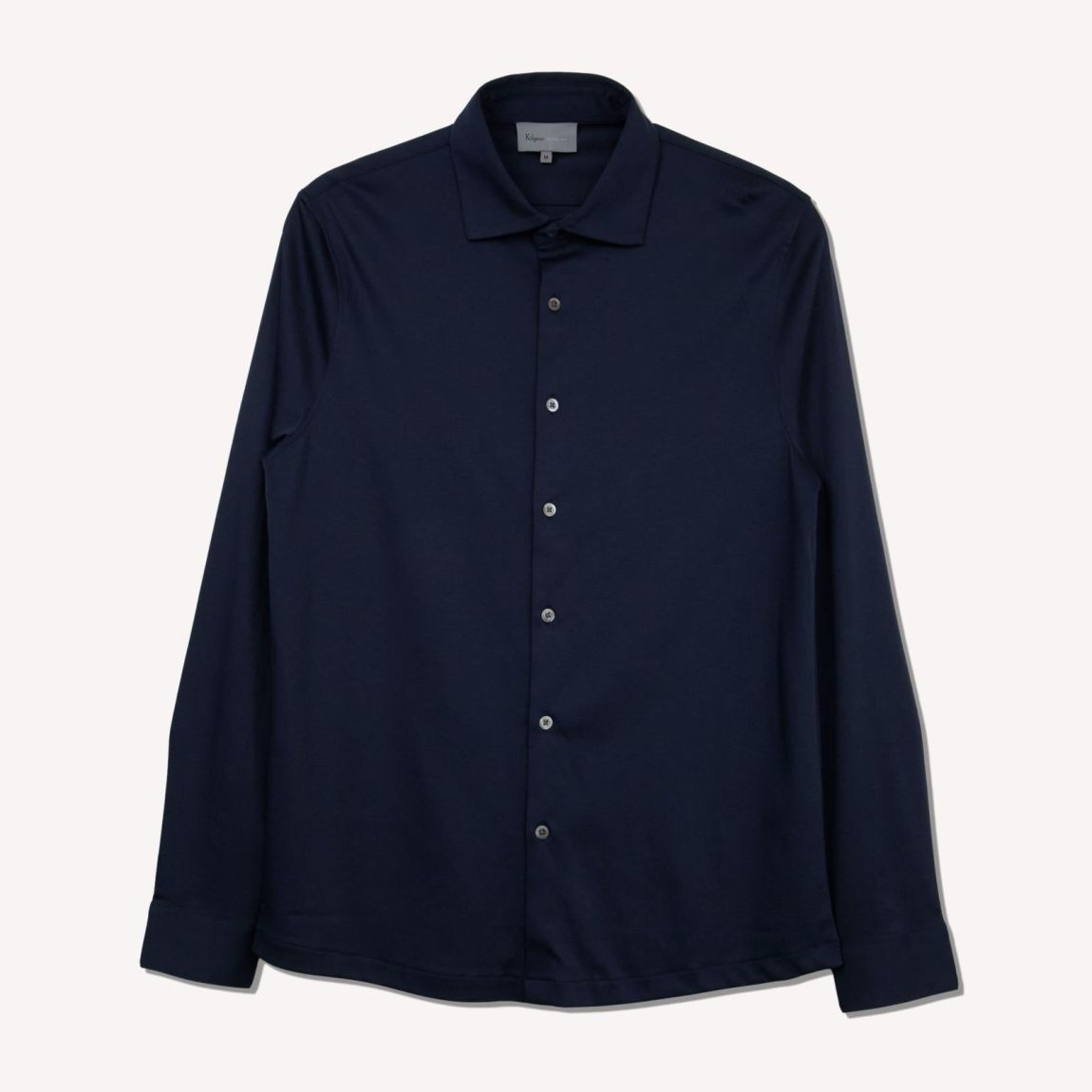 Navy Kilgour Classic Fit Jersey Shirt for Modern Elegance main product photo