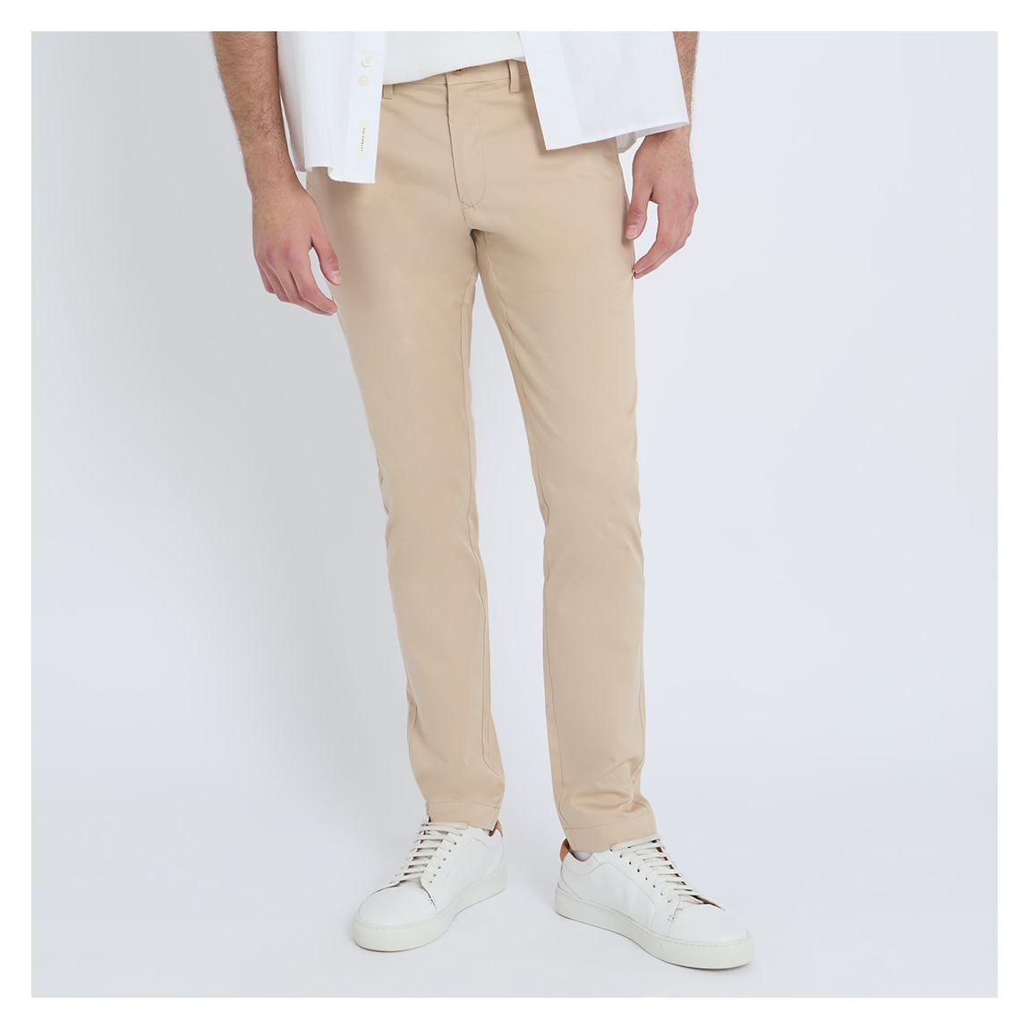 Beige Hallden Chino Trousers main product photo