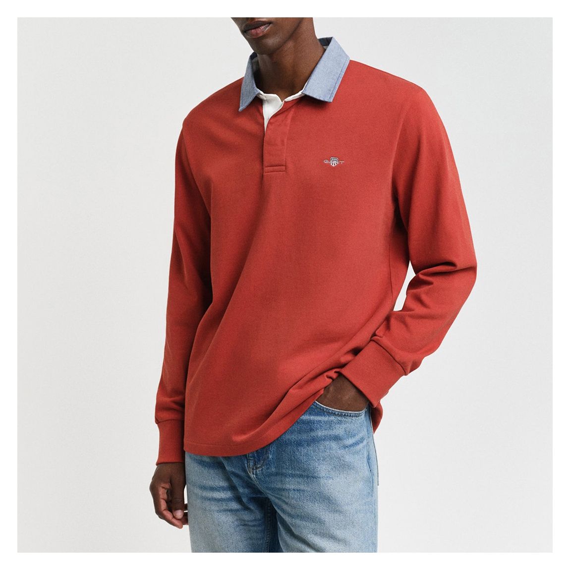 Red Chambray Heavy Rugger main product photo