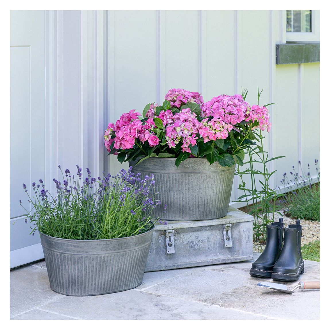 Galvanised Trough, 23 x 38 main product photo