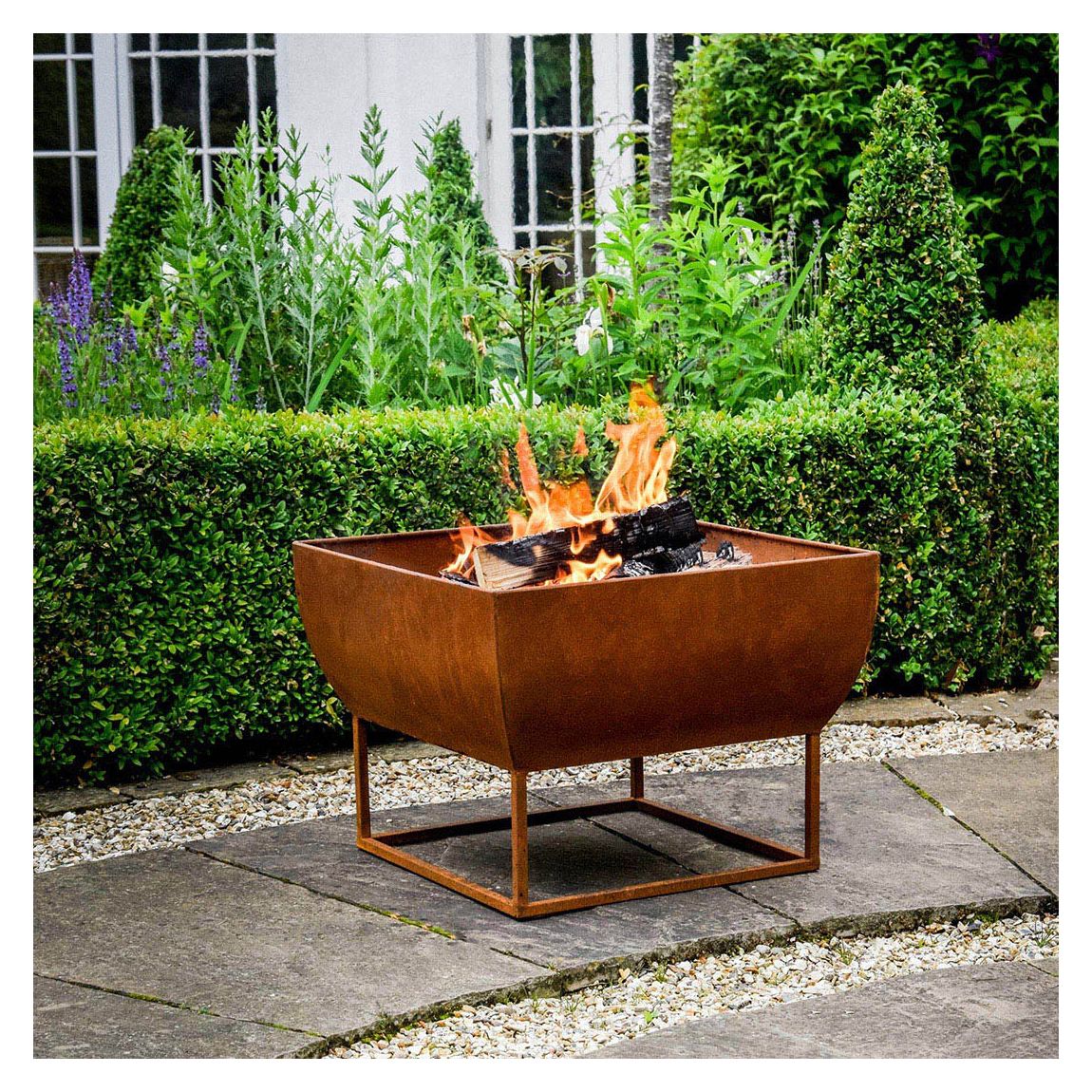 Windermere Fire Pit Rust Iron, H36Cm W50Cm main product photo