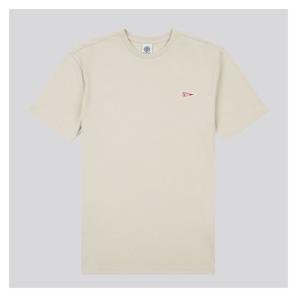 Grey Pennant Patch Tee main product photo