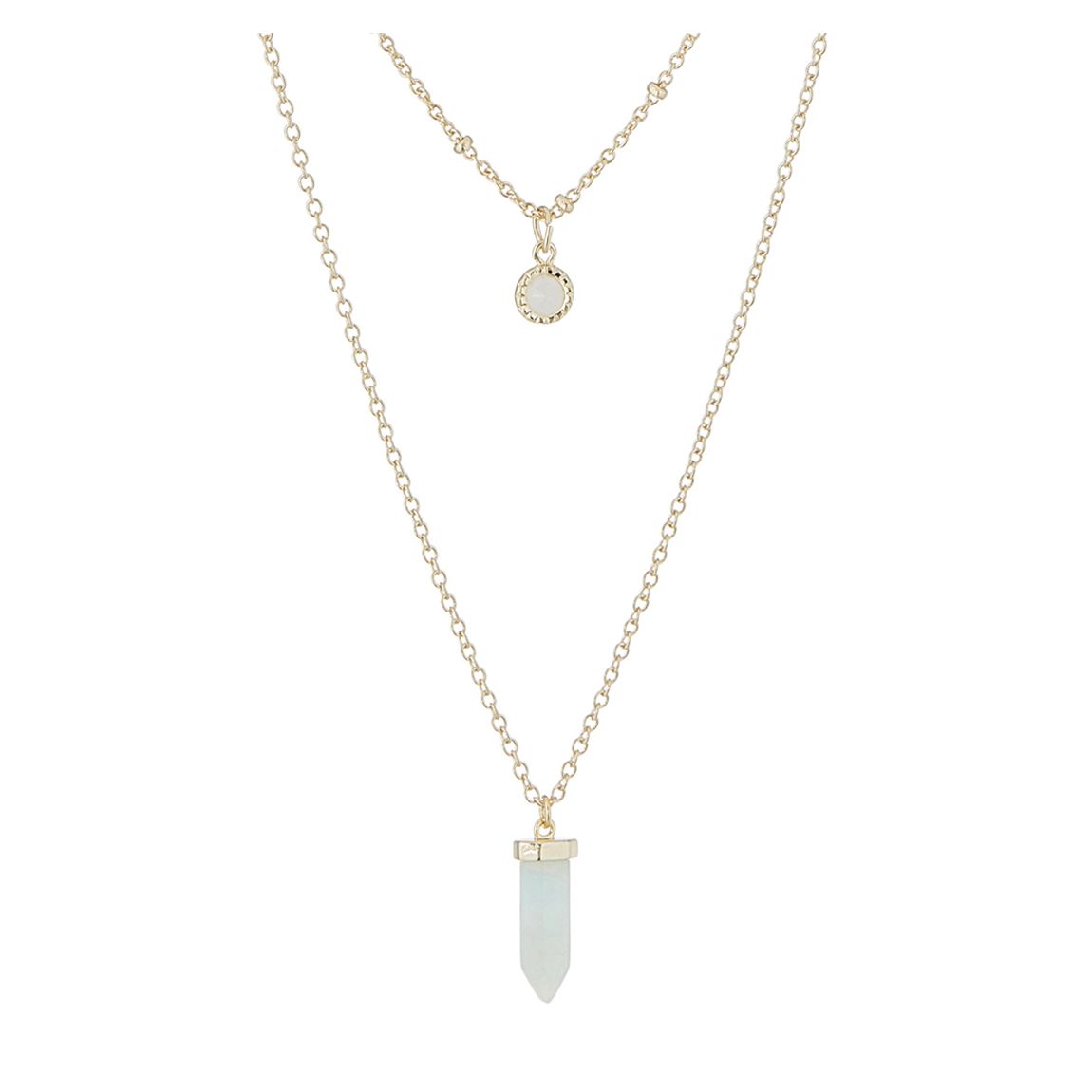 Blue & Green Collier Gloriana Crazy Agate Et Amazonite Necklace main product photo