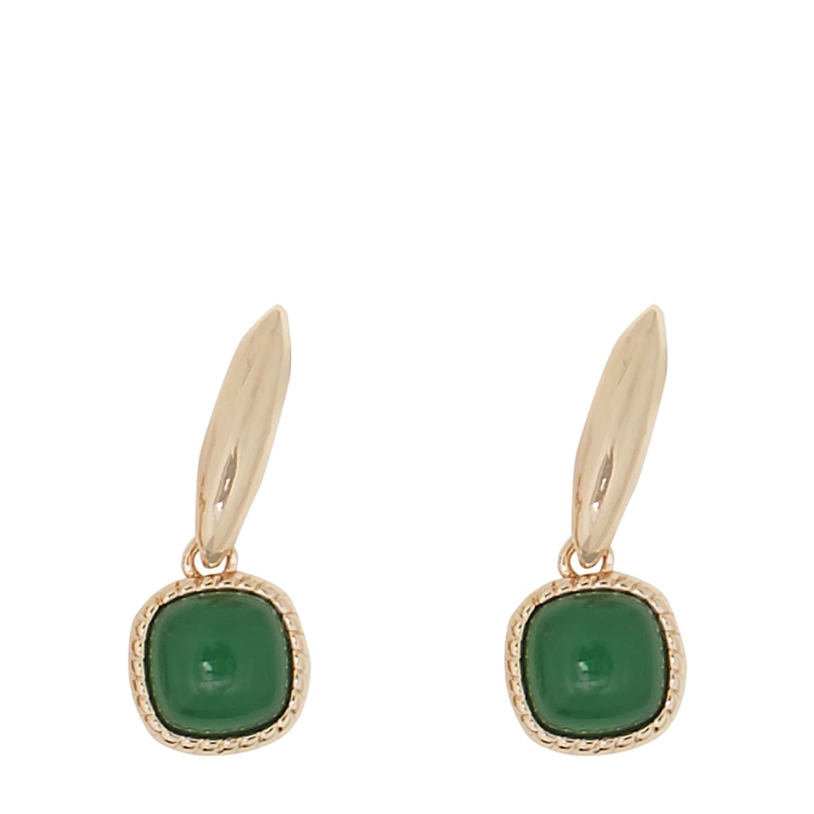 Green Boucles D'Oreilles Phybie, Agate Verte Earrings main product photo
