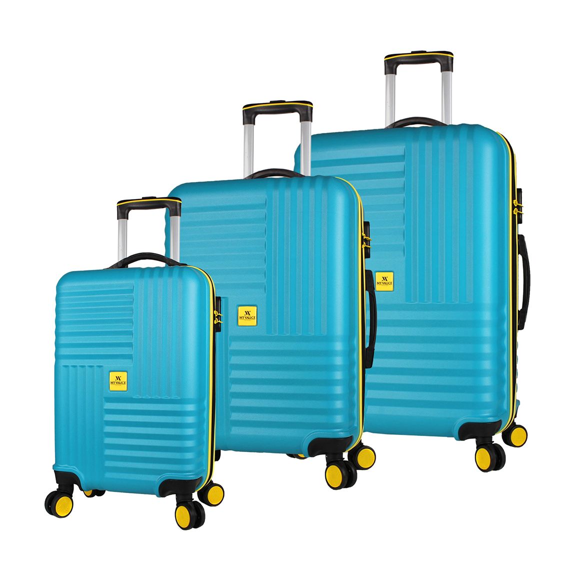 Turquoise Suitcase Set (3 Pieces) main product photo
