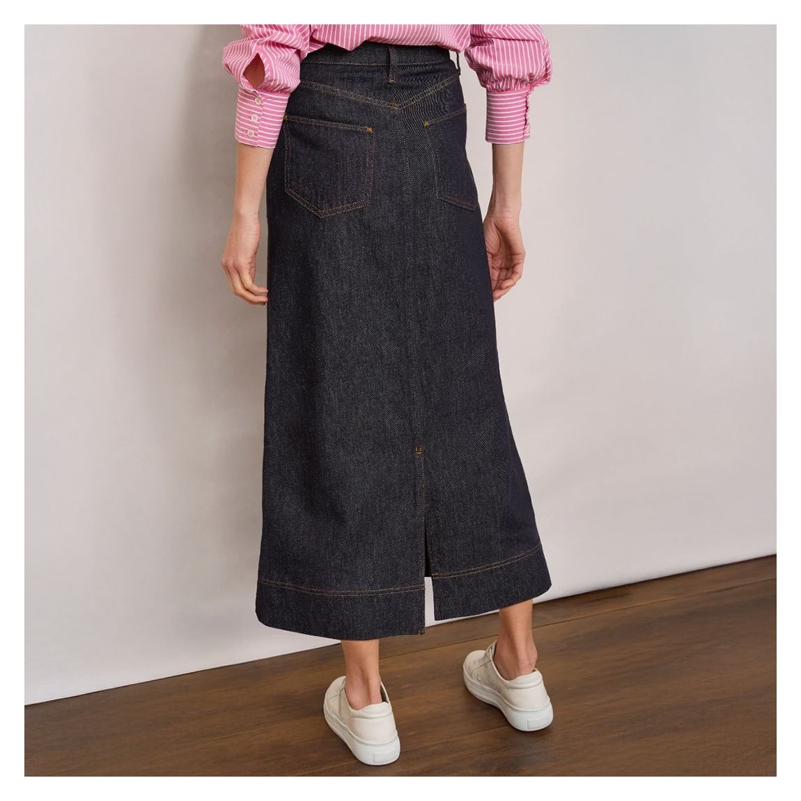 Indigo Denim Rosalie Skirt main product photo