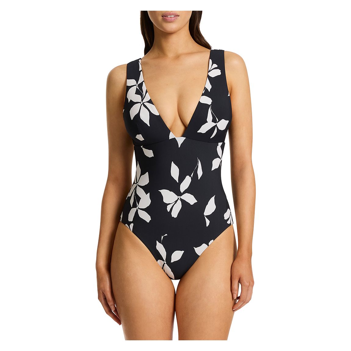 Elora Bloom Plunge One Piece main product photo